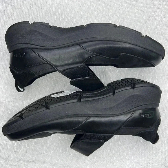 Clarks black leather Wave Glide Mary Janes 7 1/2 medium NWT - Picture 3 of 6